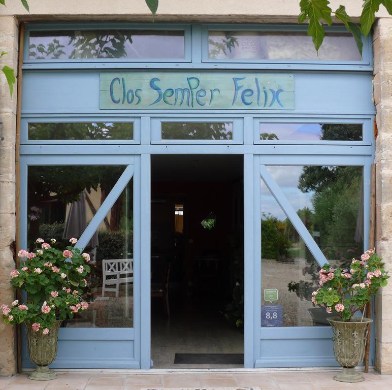 Chambres D'Hotes Du Clos Semper Felix Sainte-Bazeille Eksteriør billede
